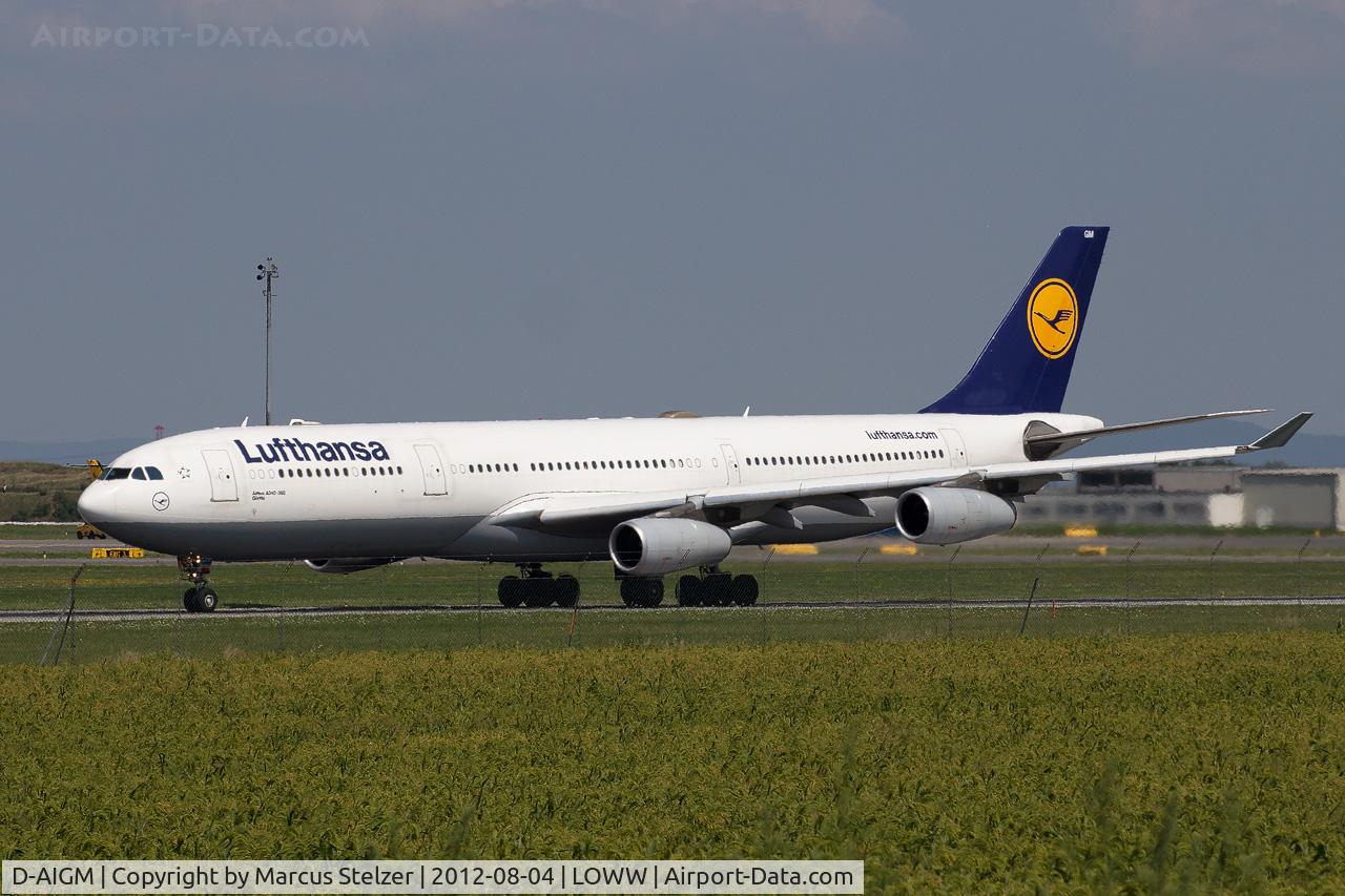 D-AIGM, 1997 Airbus A340-313 C/N 158, Lufthansa Airbus A340-300