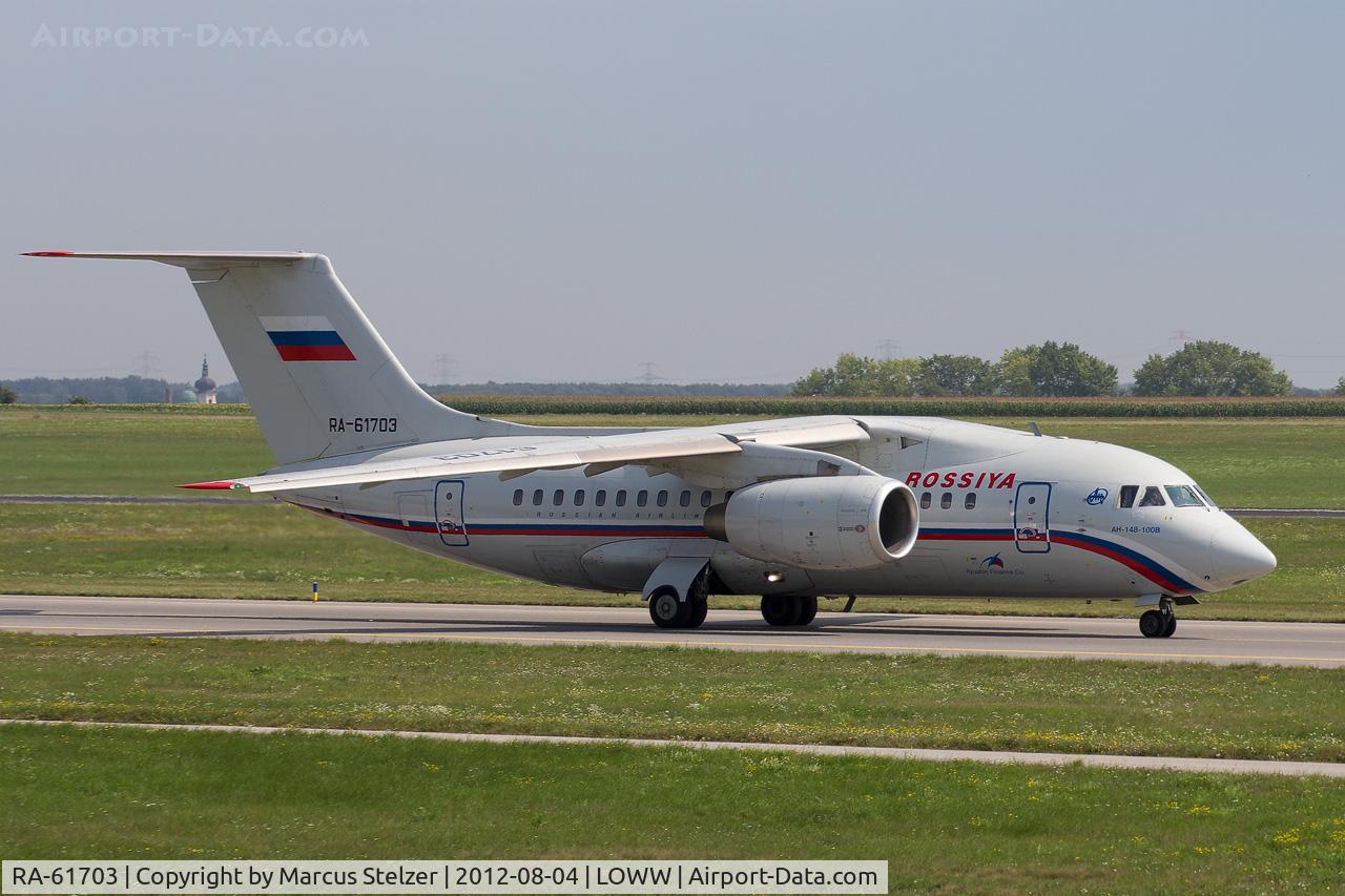 RA-61703, 2010 Antonov An-148-100A C/N 4005, Rossiya - Russian Airlines