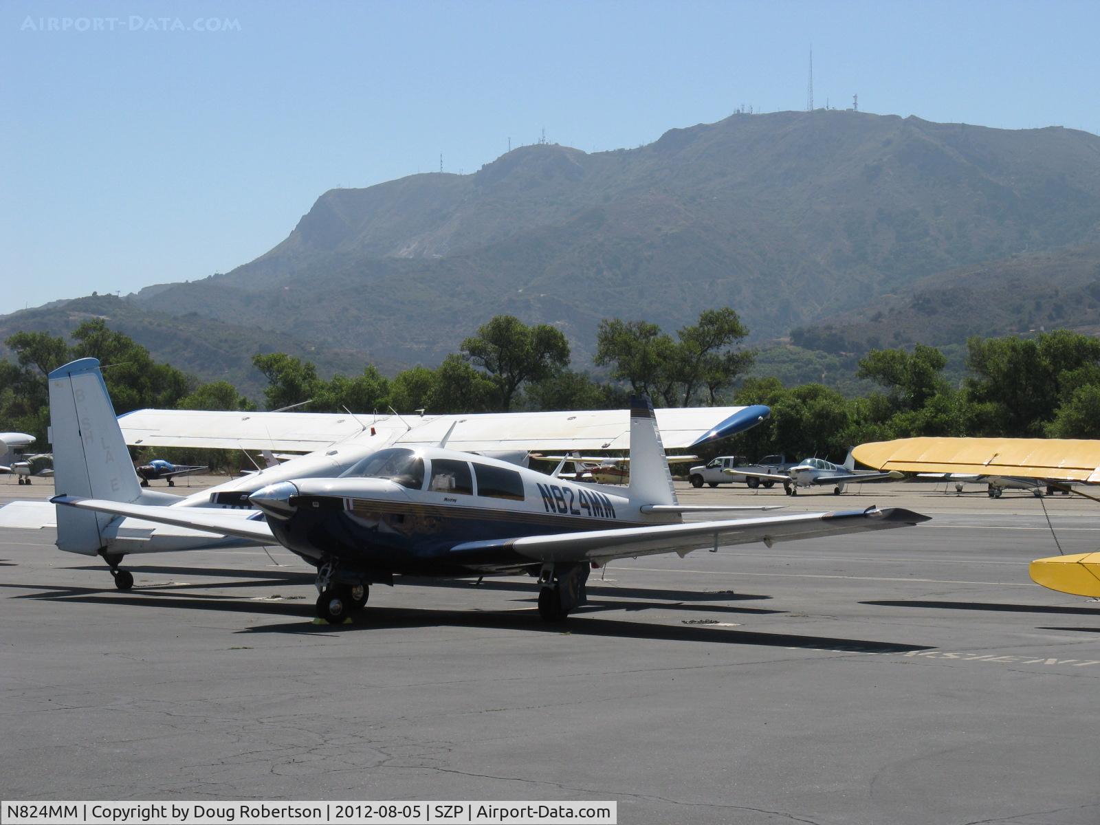 N824MM, 1977 Mooney M20J 201 C/N 24-0352, 1977 Mooney M20J 201, Lycoming IO-360-A1B6D 200 Hp