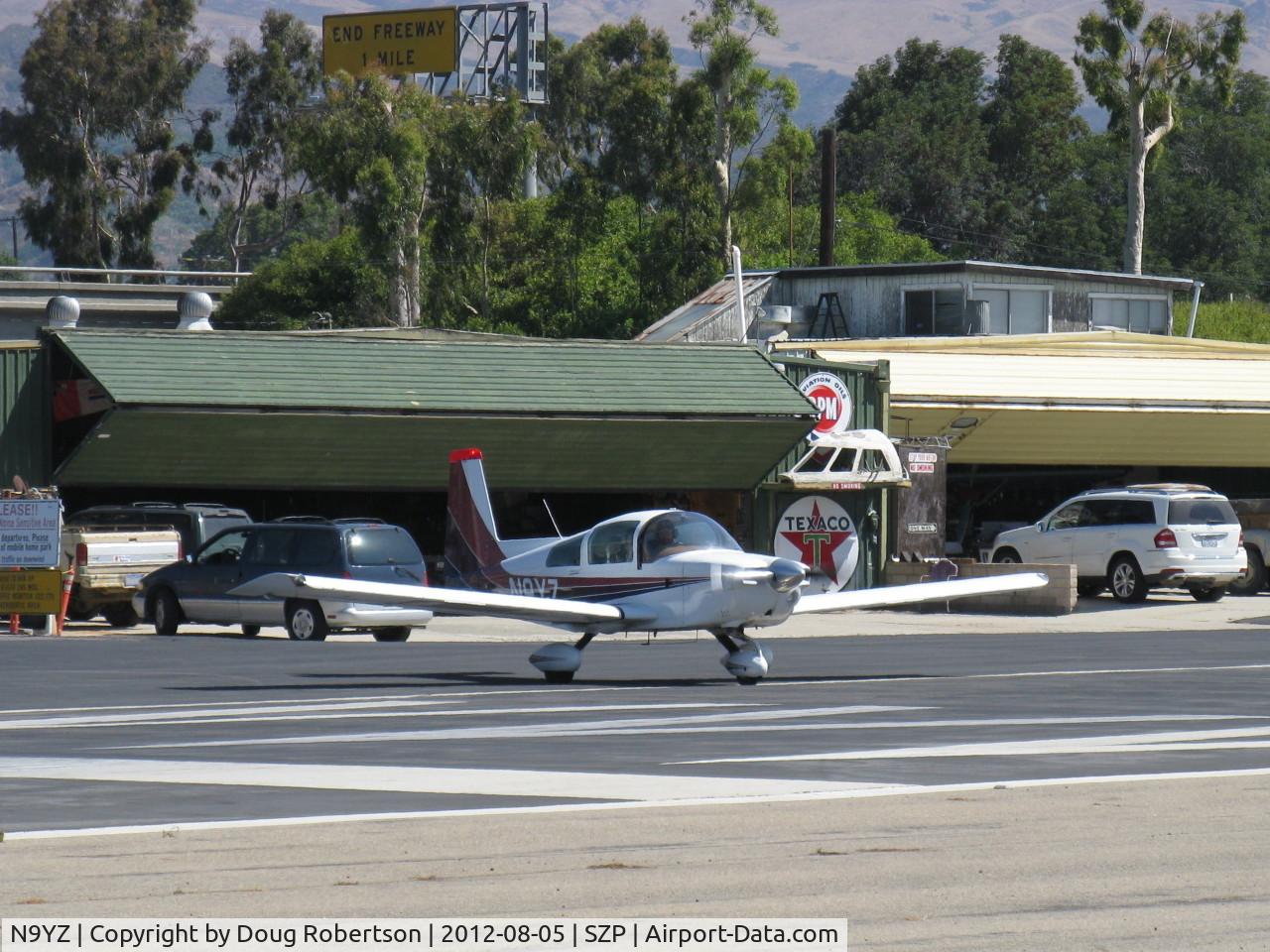 N9YZ, 1975 Grumman American AA-5A Cheetah C/N AA5-0822, 1975 Grumman American AA-5A CHEETAH, Lycoming O-320 150 Hp, taking the active