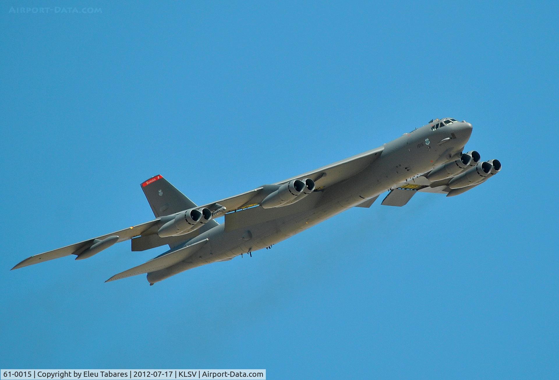 61-0015, 1961 Boeing B-52H Stratofortress C/N 464442, Taken during Red Flag Exercise at Nellis Air Force Base, Nevada.