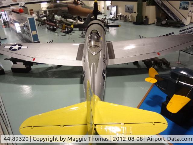 44-89320, Republic P-47N Thunderbolt C/N 539C/1537, On display at United States Air Forces Armament Museum at Eglin Air Force Base, Florida.