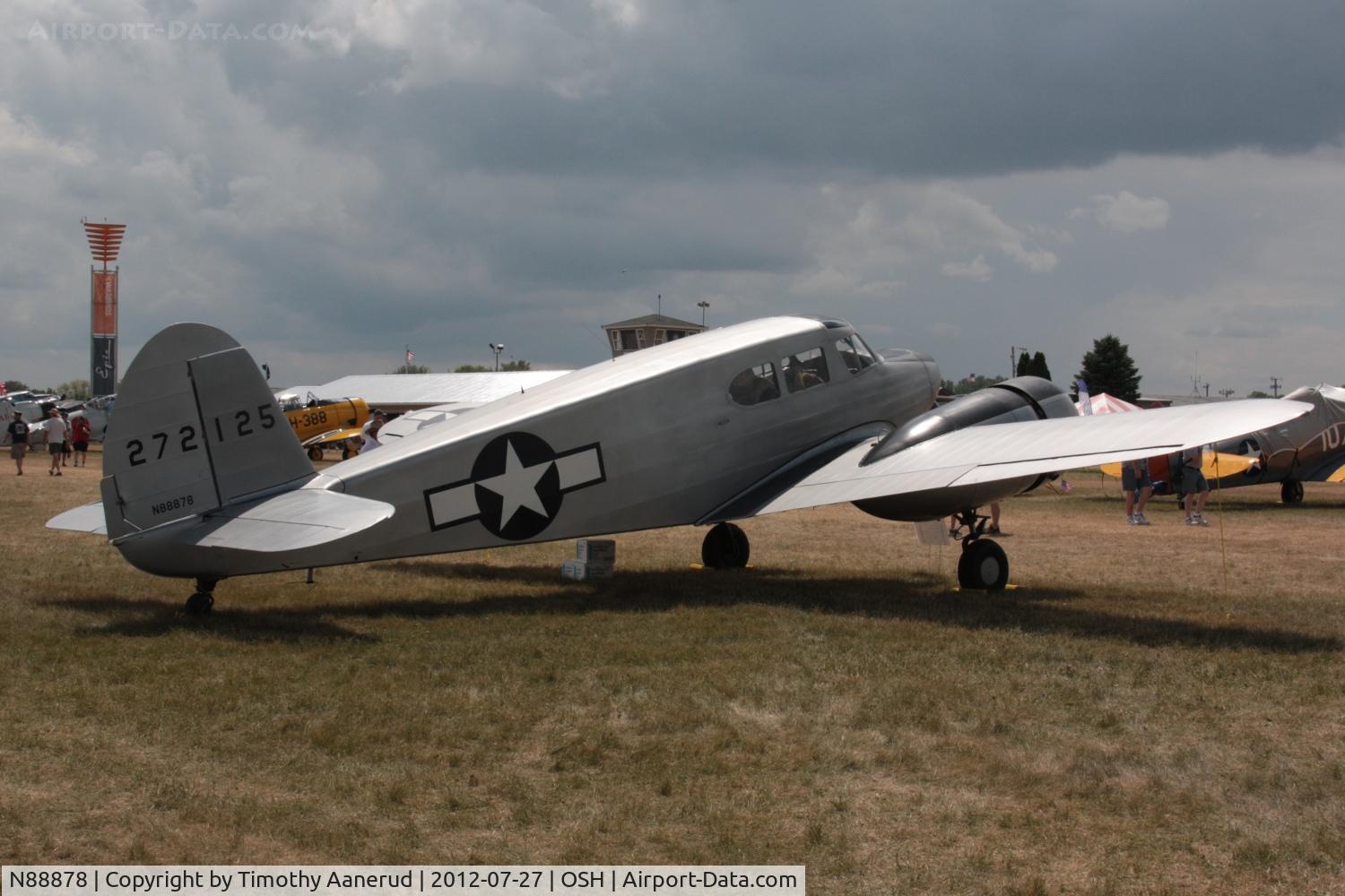 N88878, 1943 Cessna UC-78C (T-50) Bobcat C/N 4121, 1943 Cessna T-50, c/n: 4121