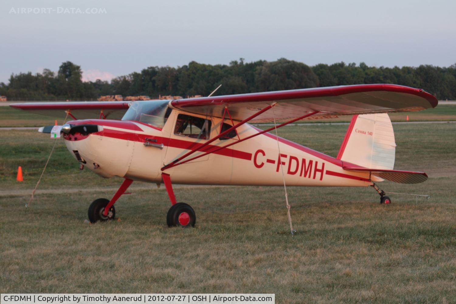 C-FDMH, 1946 Cessna 140 C/N 8212, 1946 Cessna 140, c/n: 8212
