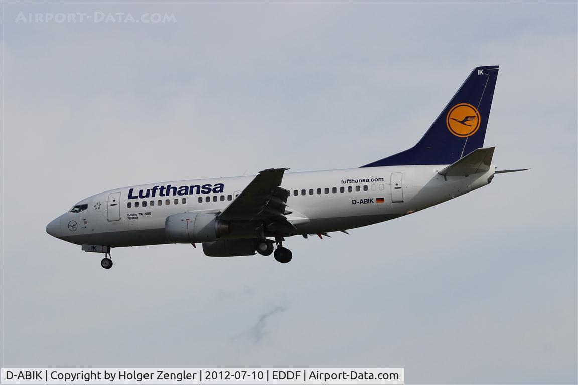 D-ABIK, 1991 Boeing 737-530 C/N 24823, Arrival from ZRH on final approach.....