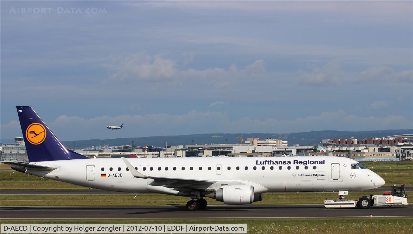 D-AECD, 2010 Embraer 190LR (ERJ-190-100LR) C/N 19000337, Lufthansa´s 