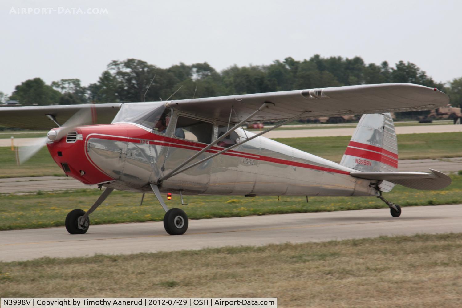 N3998V, 1948 Cessna 170 C/N 18317, 1948 Cessna 170, c/n: 18317