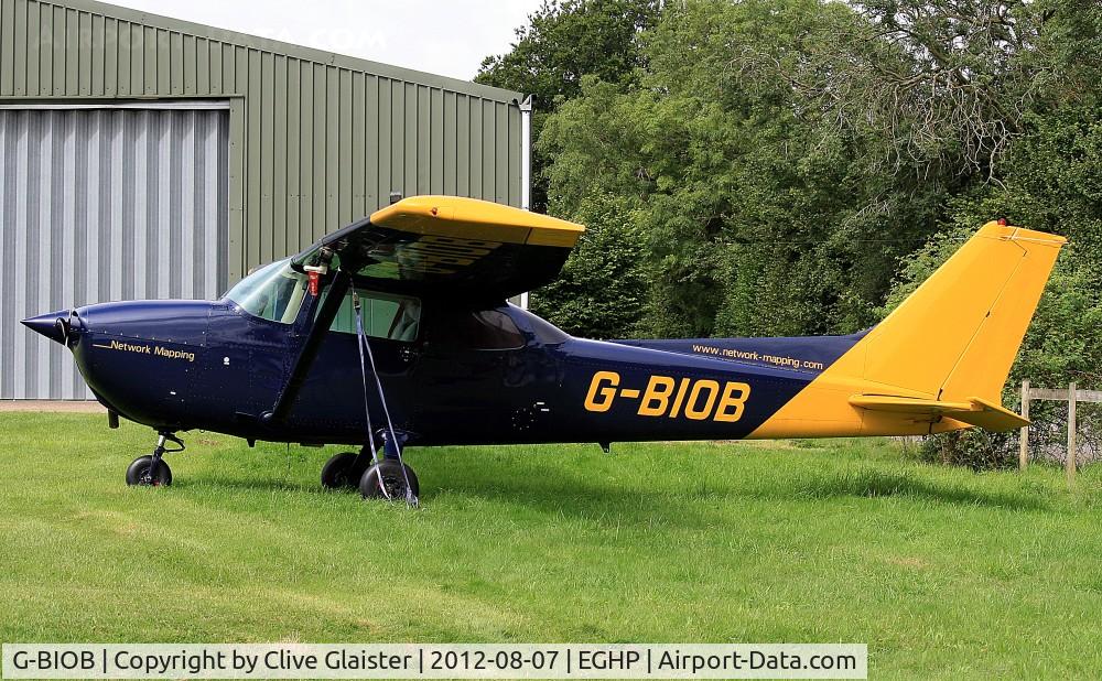 G-BIOB, 1981 Reims F172P Skyhawk C/N 2042, Originally owned to, Northair Aviation Ltd in January 1981 and currently with, Network Mapping UK Ltd since September 2009.