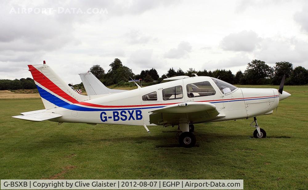 G-BSXB, 1984 Piper PA-28-161 Cherokee Warrior II C/N 28-8416125, Ex: N9626N > N4374D > G-BSXB - Originally owned to, Hillvine Ltd in December 1990 and currently in private hands since February 2011.