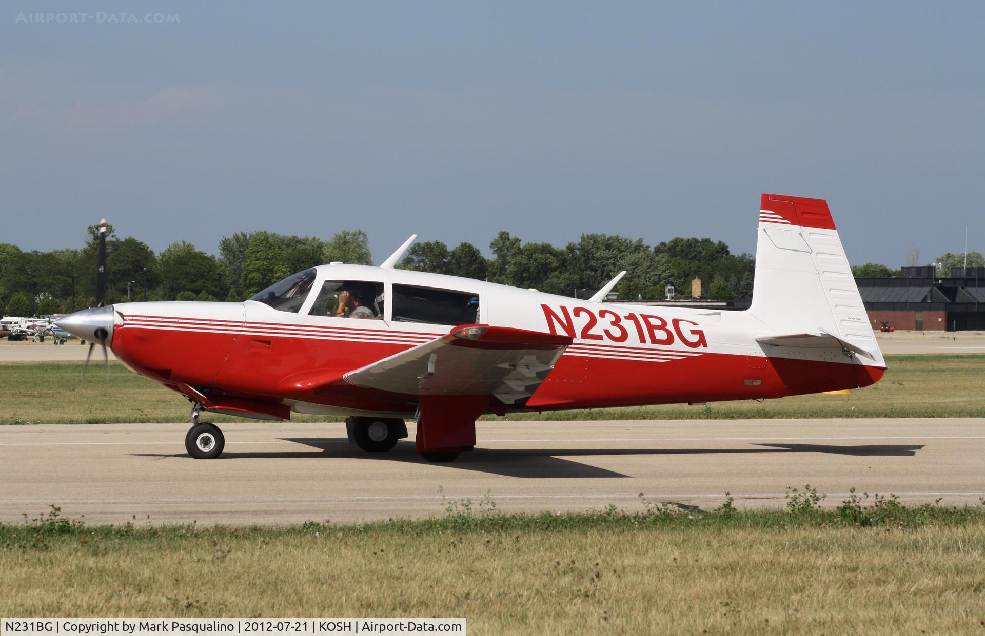 N231BG, 1978 Mooney M20K C/N 25-0015, Mooney M20K
