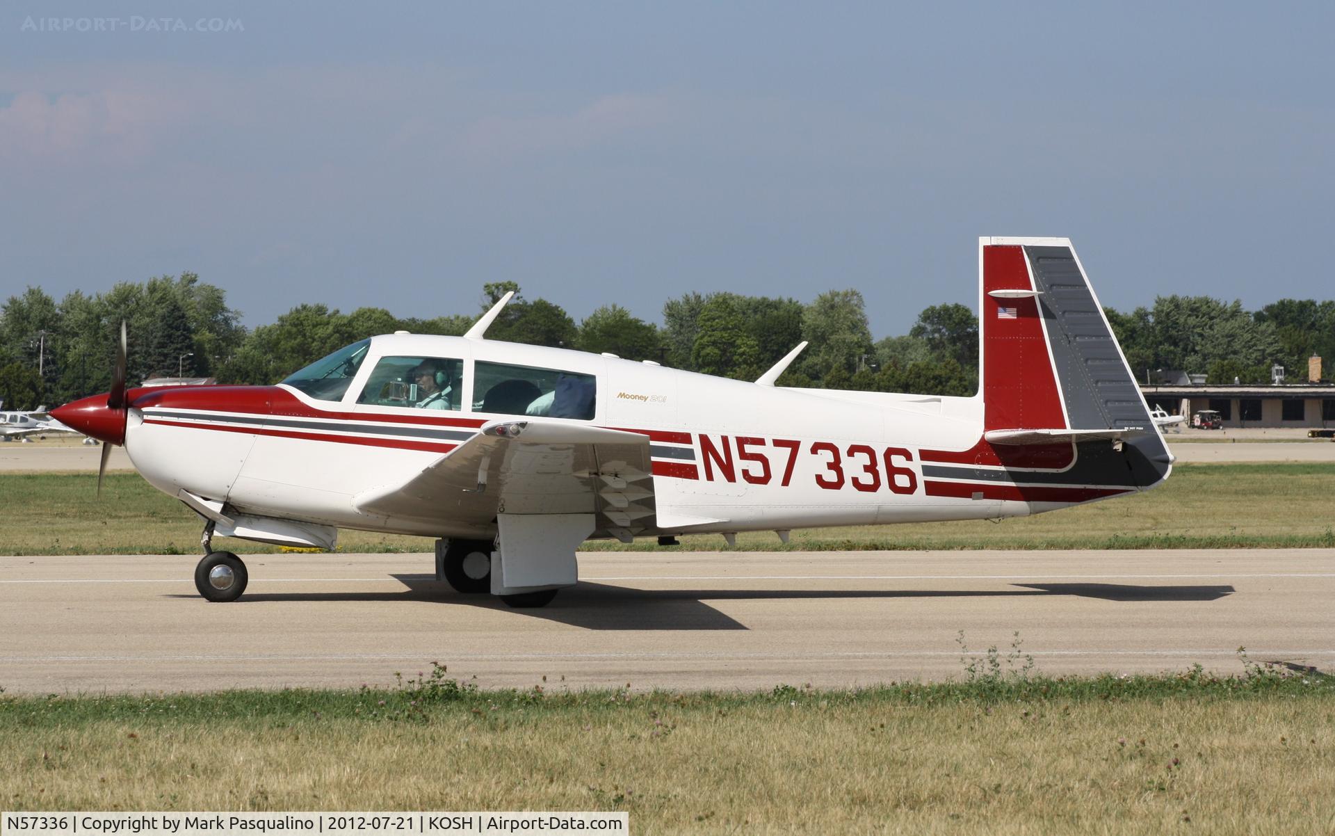 N57336, 1984 Mooney M20J 201 C/N 24-1441, Mooney M20J