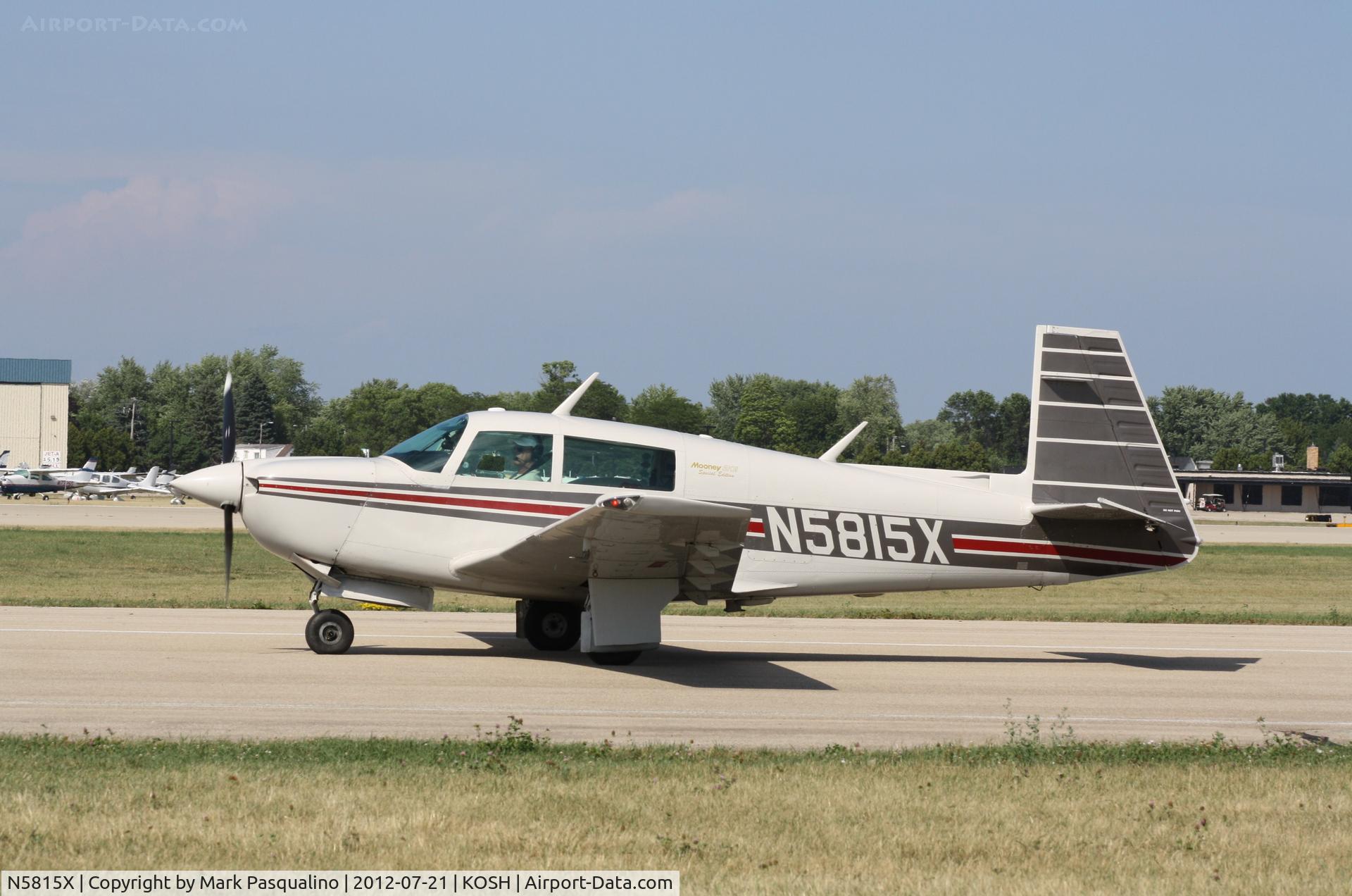 N5815X, 1986 Mooney M20J 201 C/N 24-1578, Mooney M20J