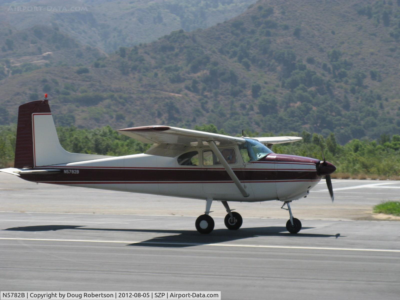 N5782B, 1956 Cessna 182 Skylane C/N 33782, 1956 Cessna 182 SKYLANE, Continental O-470-S 230 Hp, taxi