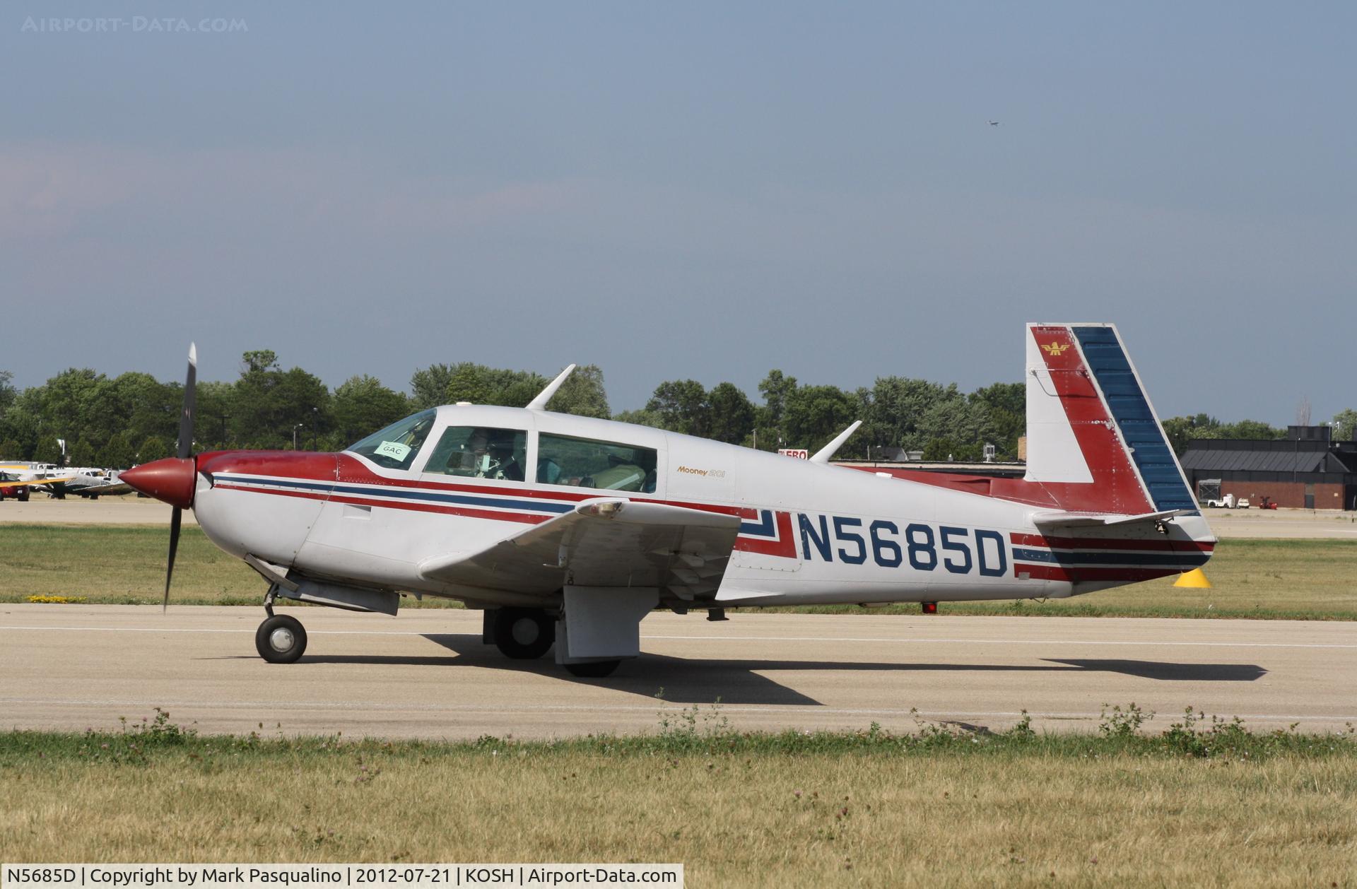 N5685D, 1983 Mooney M20J 201 C/N 24-1402, Mooney M20J