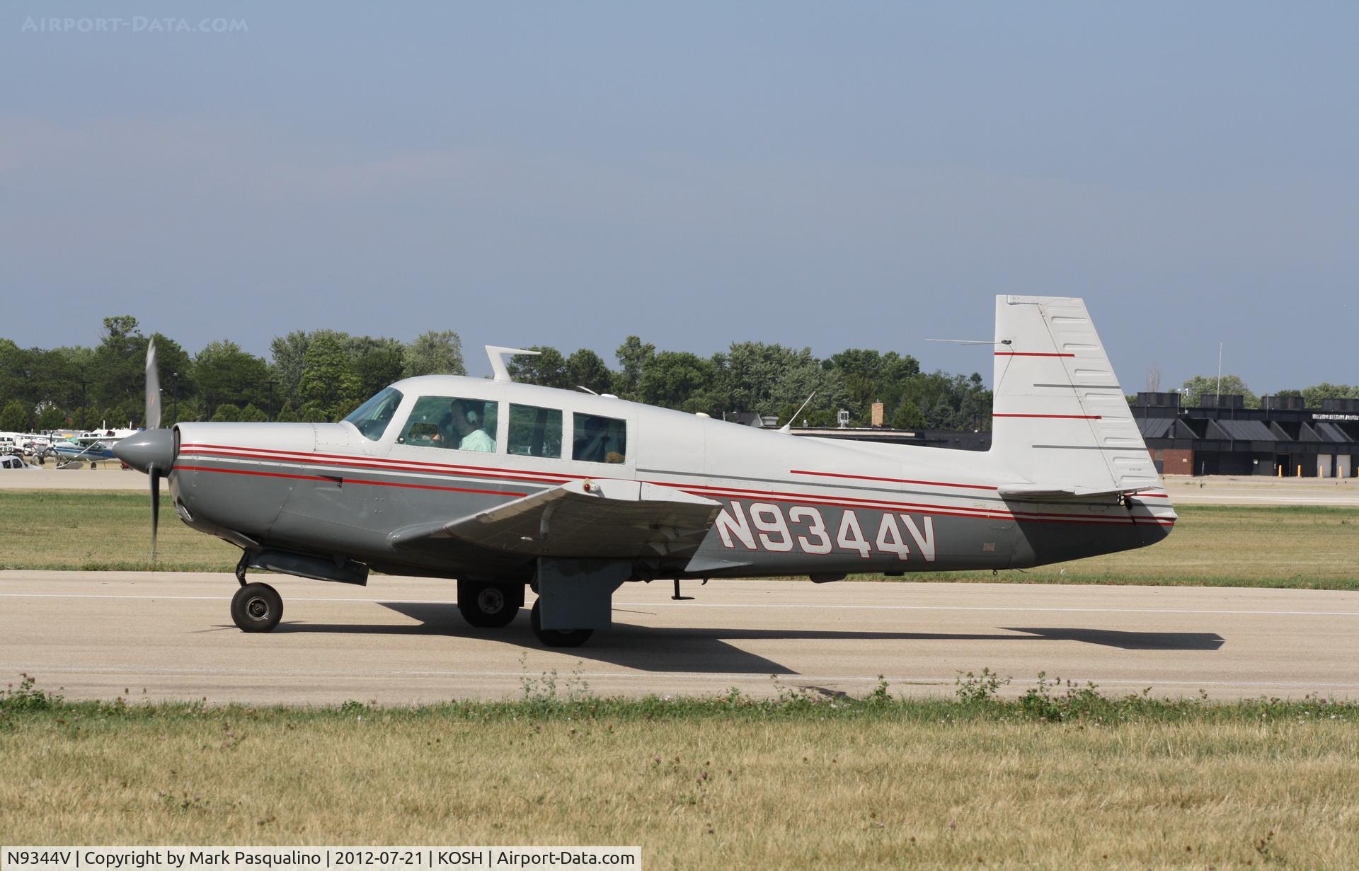 N9344V, 1970 Mooney M20F Executive C/N 700052, Mooney M20F