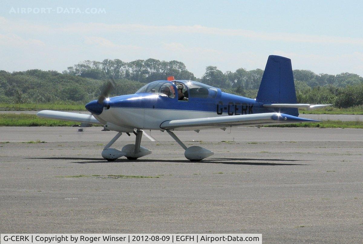 G-CERK, 2007 Vans RV-9A C/N PFA 320-14049, Resident Vans-RV-9A.