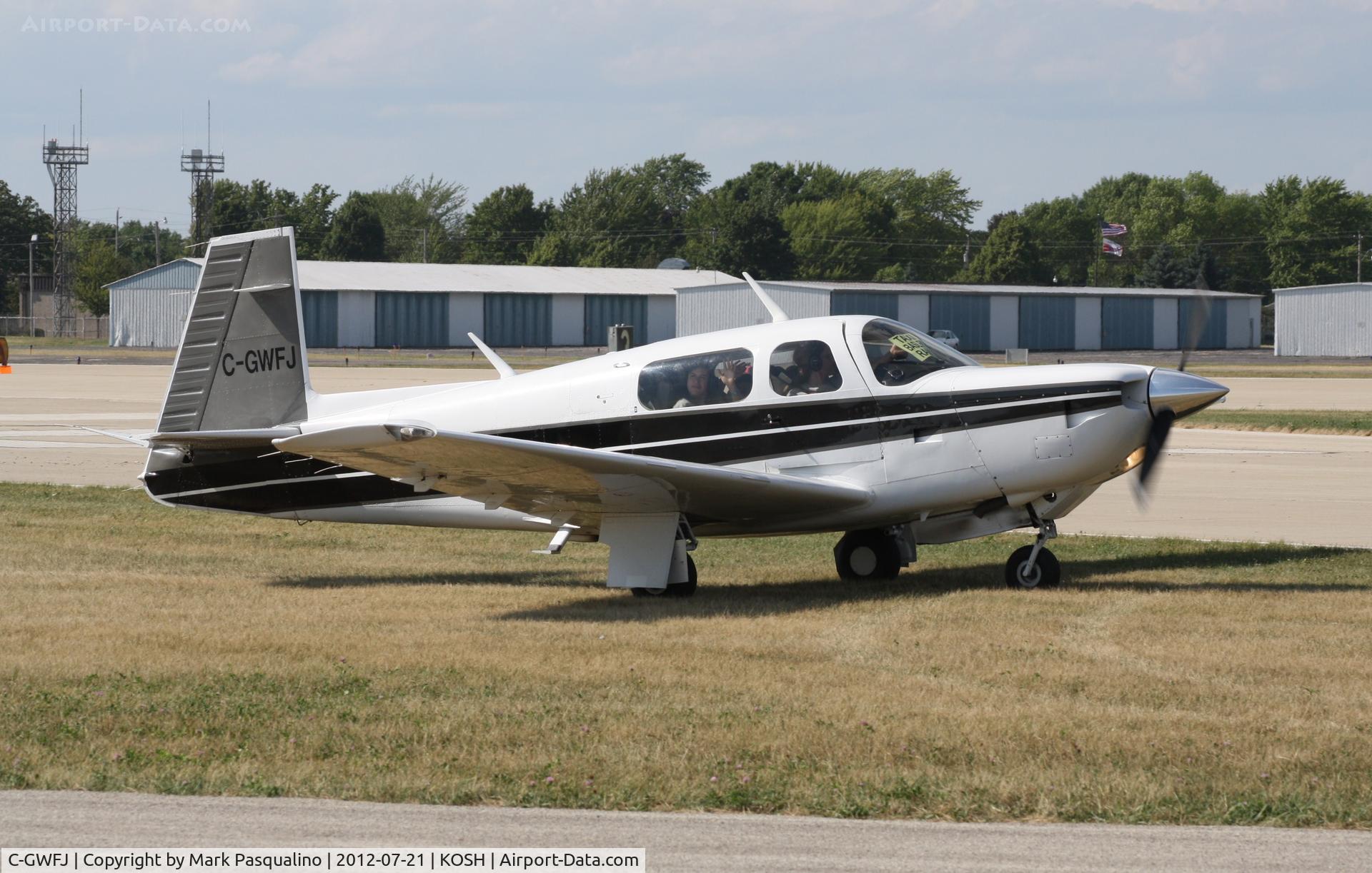 C-GWFJ, 1986 Mooney M20K C/N 25 1073, Mooney M20K