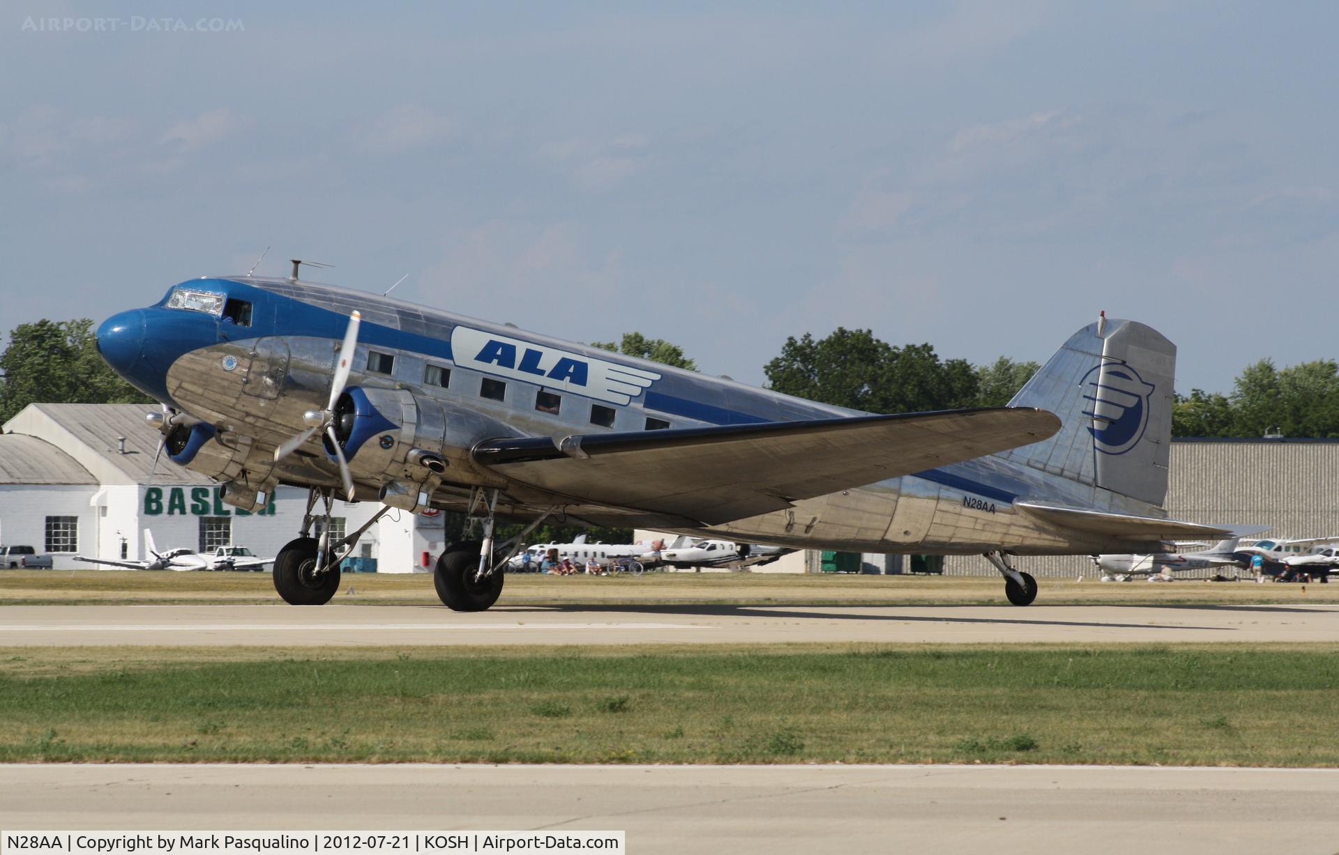 N28AA, 1940 Douglas DC-3A C/N 2239, Douglas DC-3A