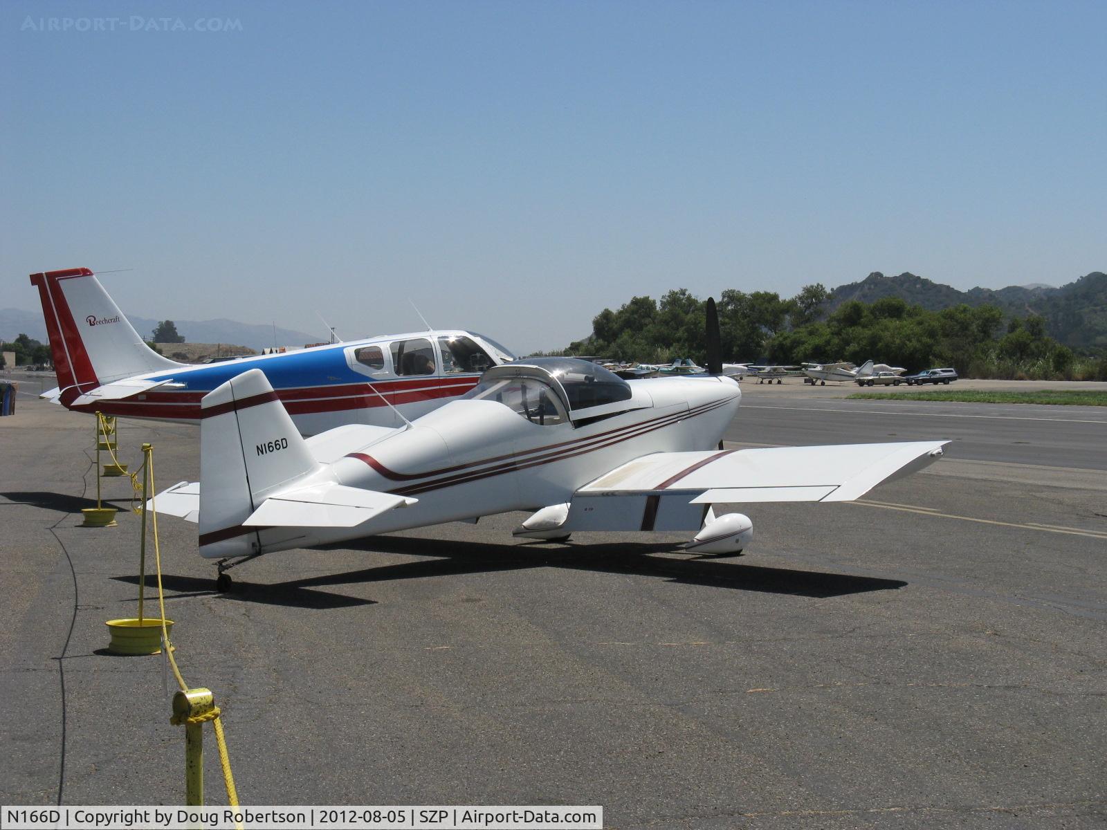 N166D, 1991 Vans RV-6 C/N 20222, 1991 Delano VAN's RV-6, Lycoming O-320 160 Hp