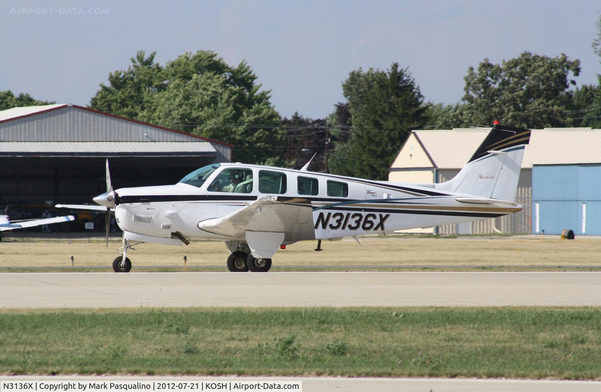 N3136X, 1998 Raytheon Aircraft Company B36TC Bonanza C/N EA-620, Beech B36TC