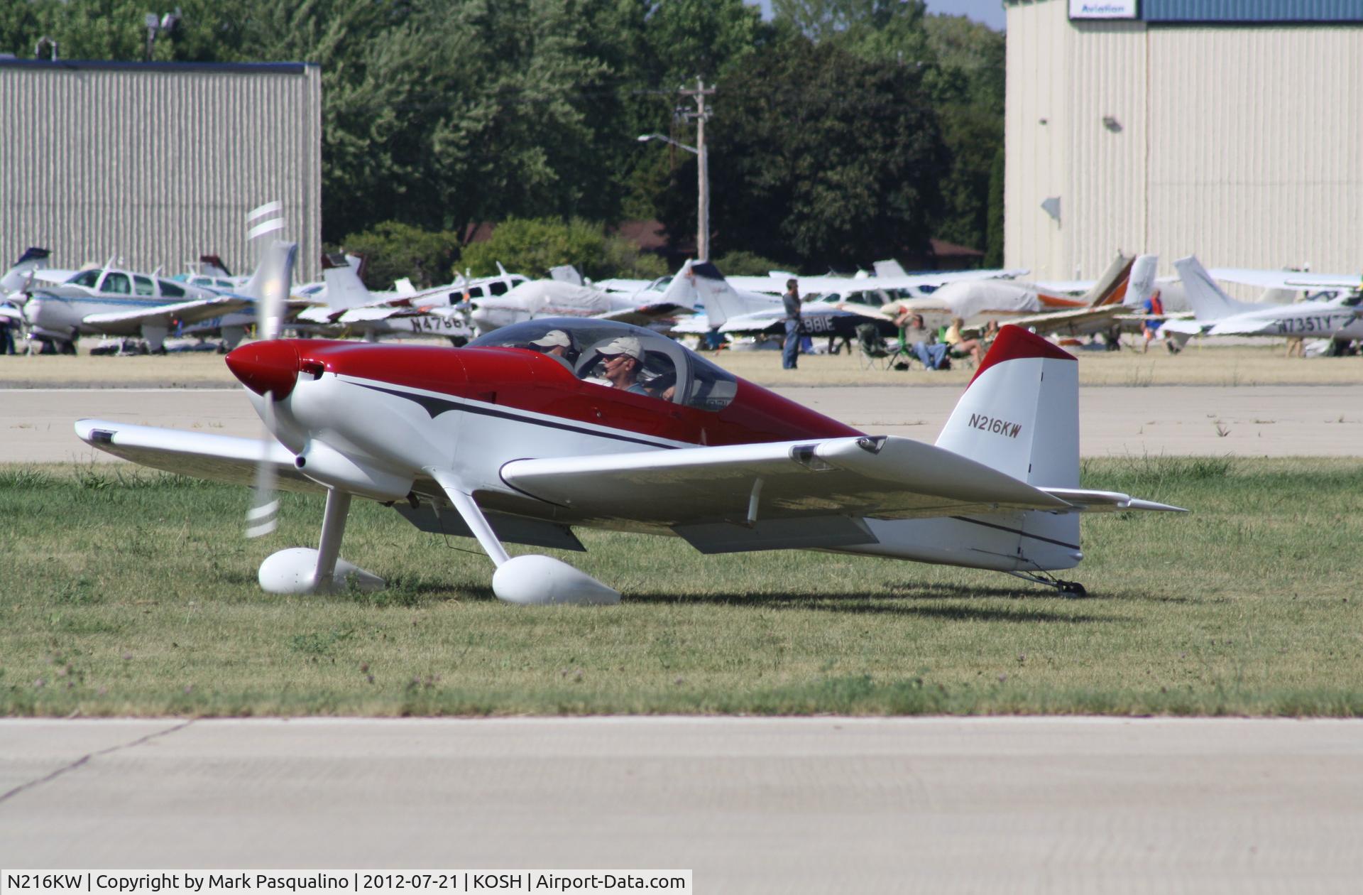 N216KW, Vans RV-6 C/N 24778, Vans RV-6