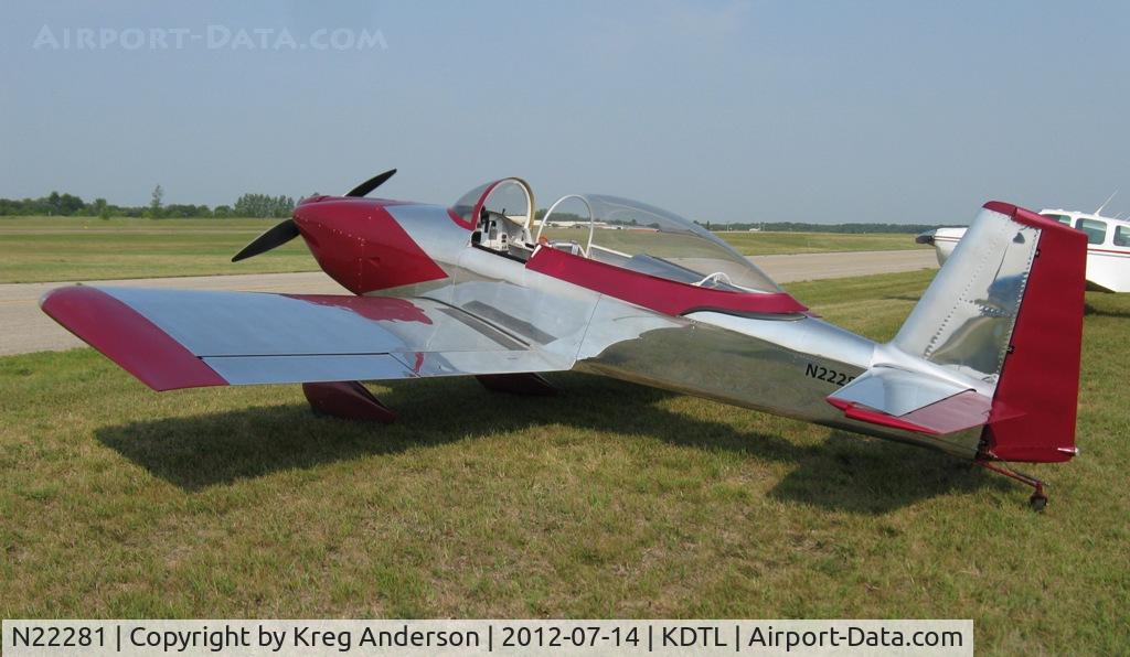 N22281, Vans RV-8 C/N 82174, 2012 Detroit Lakes Water Carnival Fly-in