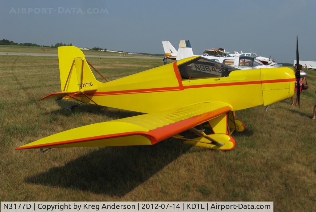N3177D, Fisher Avenger C/N 176, 2012 Detroit Lakes Water Carnival Fly-in