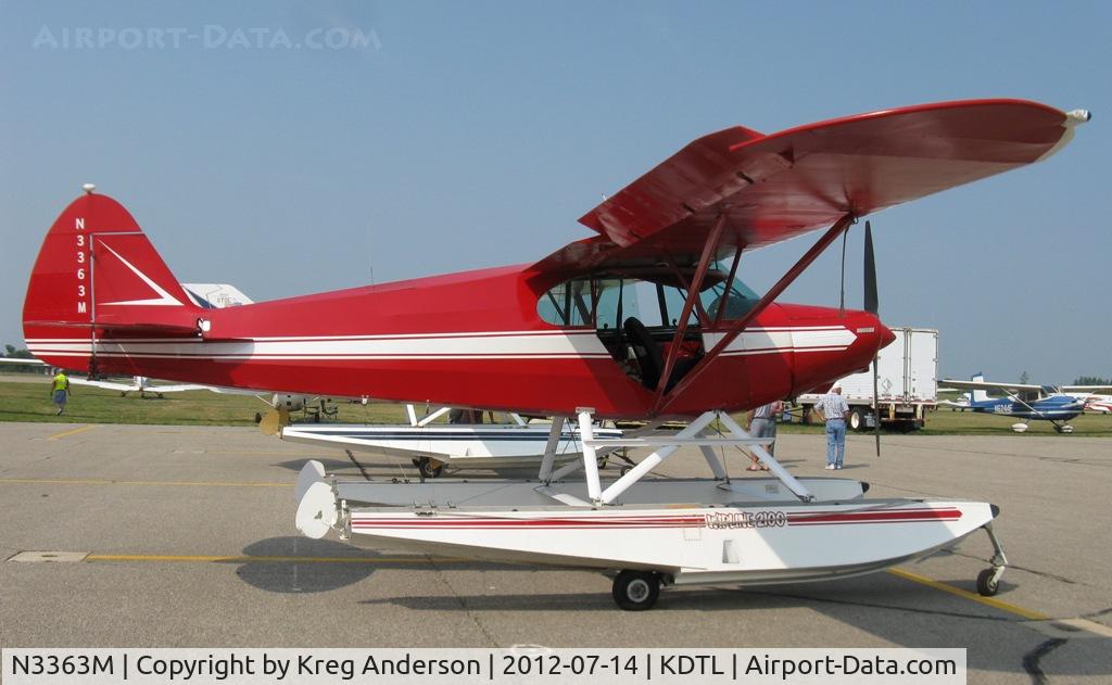 N3363M, 1947 Piper PA-12 Super Cruiser C/N 12-2219, 2012 Detroit Lakes Water Carnival Fly-in