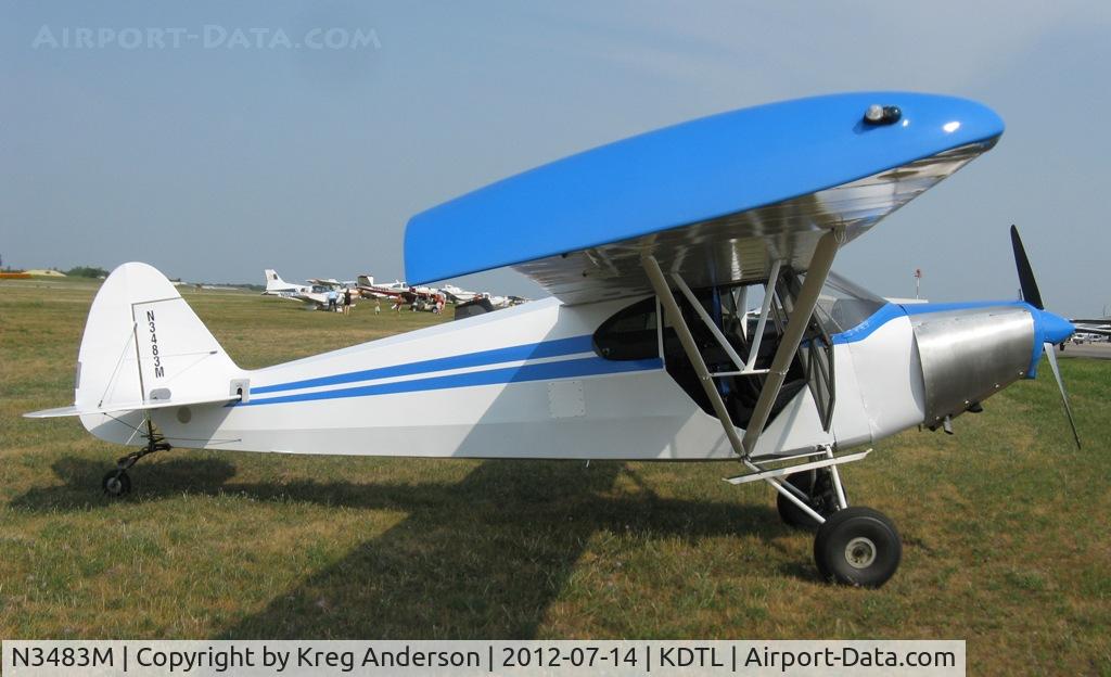 N3483M, 1947 Piper PA-12 Super Cruiser C/N 12-2339, 2012 Detroit Lakes Water Carnival Fly-in