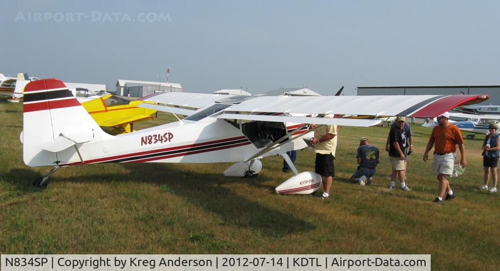 N834SP, 1997 Skystar Kitfox Series 5 C/N S95090143, 2012 Detroit Lakes Water Carnival Fly-in