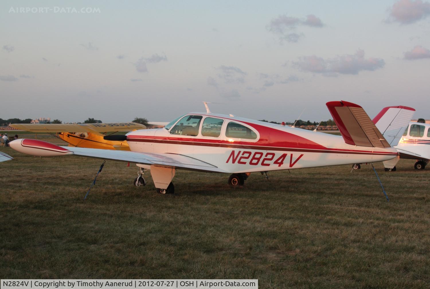 N2824V, 1947 Beech 35 Bonanza C/N D-228, 1947 Beech 35, c/n: D-228