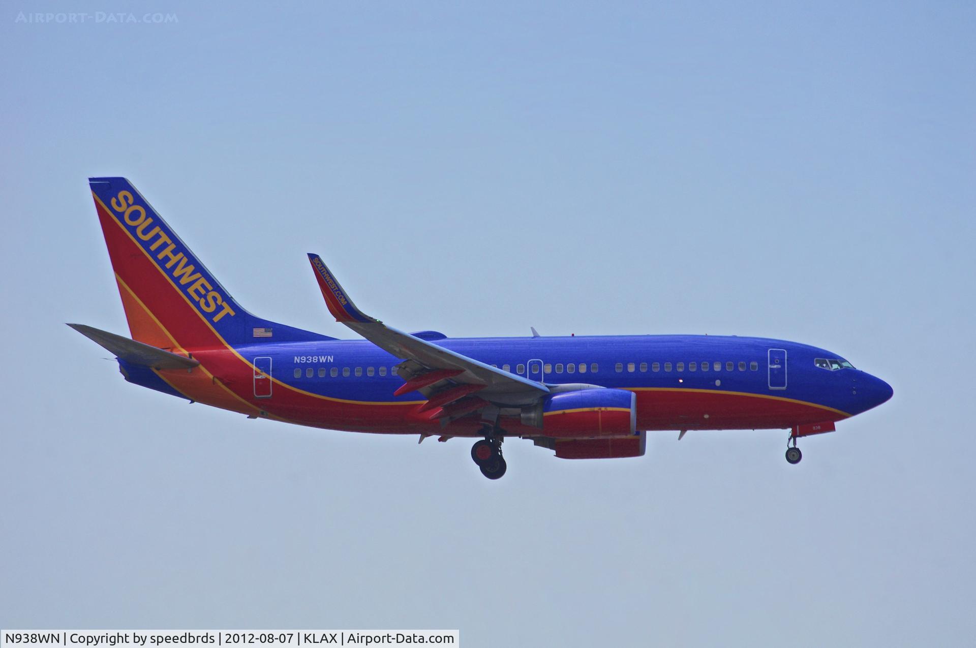 N938WN, 2009 Boeing 737-7H4 C/N 36645, Southwest