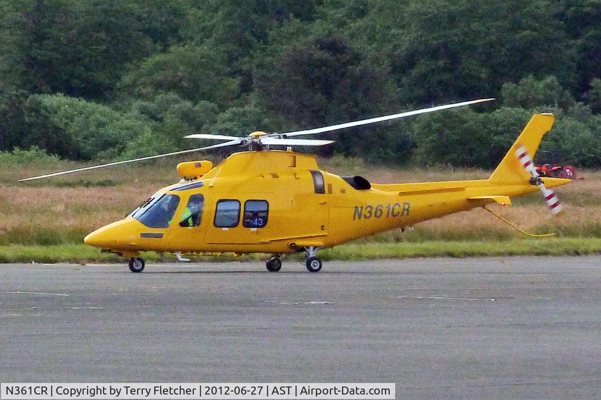 N361CR, 2011 AgustaWestland AW-109SP GrandNew C/N 22243, at Astoria OR