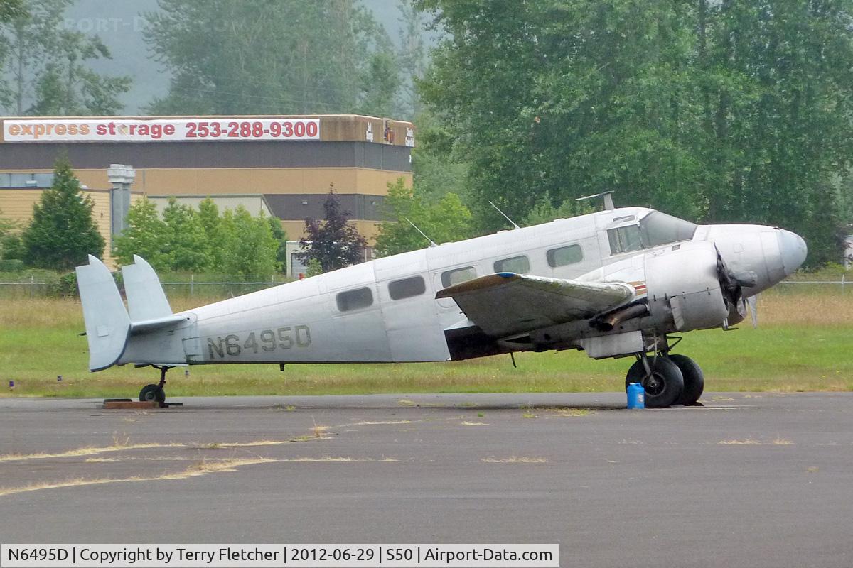 N6495D, 1960 Beech C-45H Expeditor C/N AF-449, 1960 Beech C-45H, c/n: AF-449 ex 51-11892 at Auburn Municipal, WA