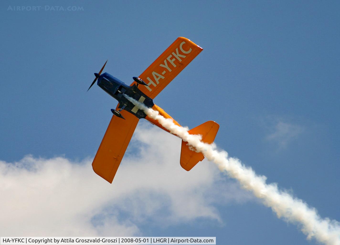 HA-YFKC, 2003 B & F Funk FK-12 Comet C/N 012-053, Gyuro Airfield, Hungary LHGR-Airshow