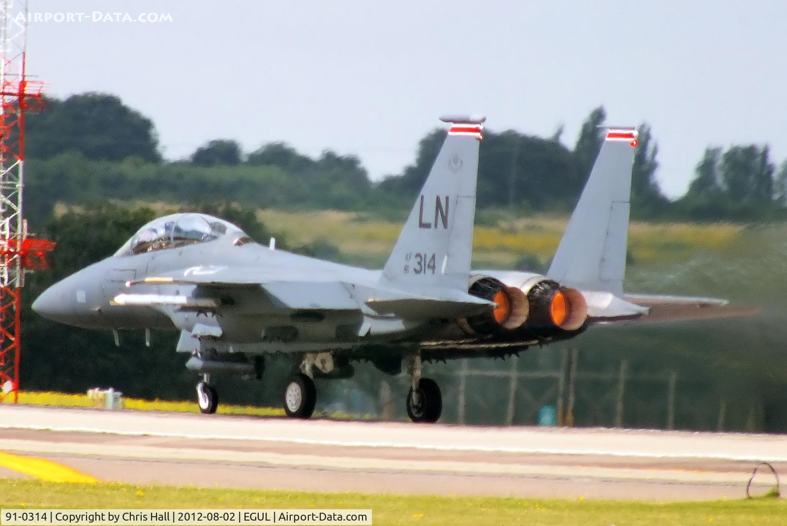 91-0314, 1991 McDonnell Douglas F-15E Strike Eagle C/N 1221/E179, 492nd Fighter Squadron “Madhatters”