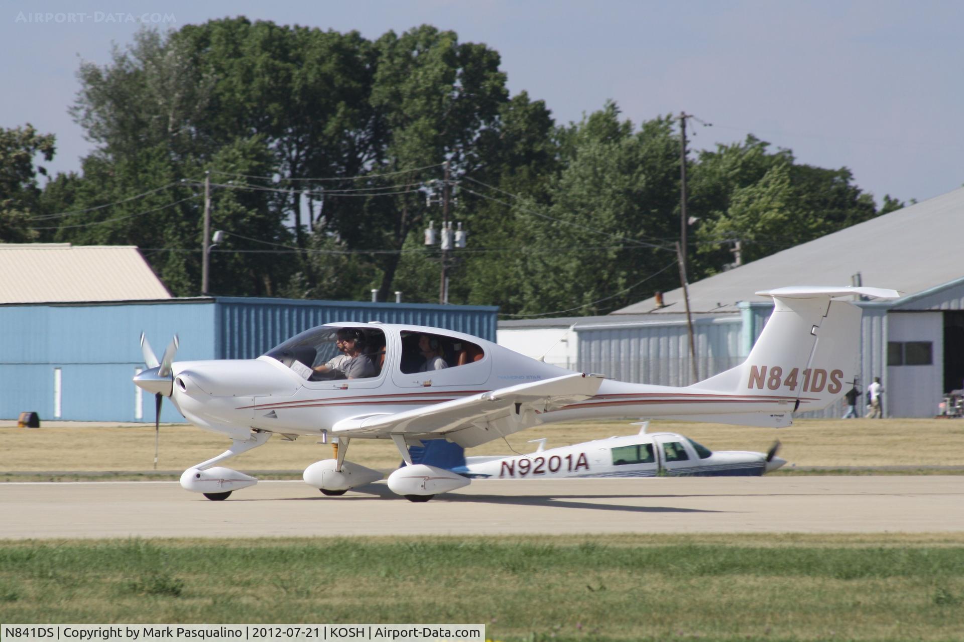 N841DS, 2007 Diamond DA-40 Diamond Star C/N 40.881, Diamond DA 40