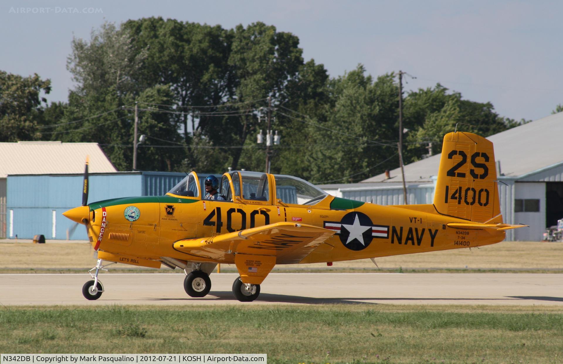 N342DB, 1999 Beech T-34A Mentor Mentor C/N G-107, Beech T-34A