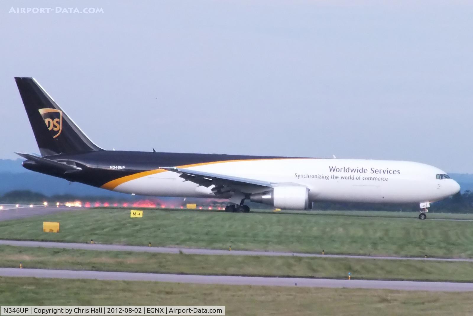N346UP, 2011 Boeing 767-34AF C/N 37868, United Parcel Service