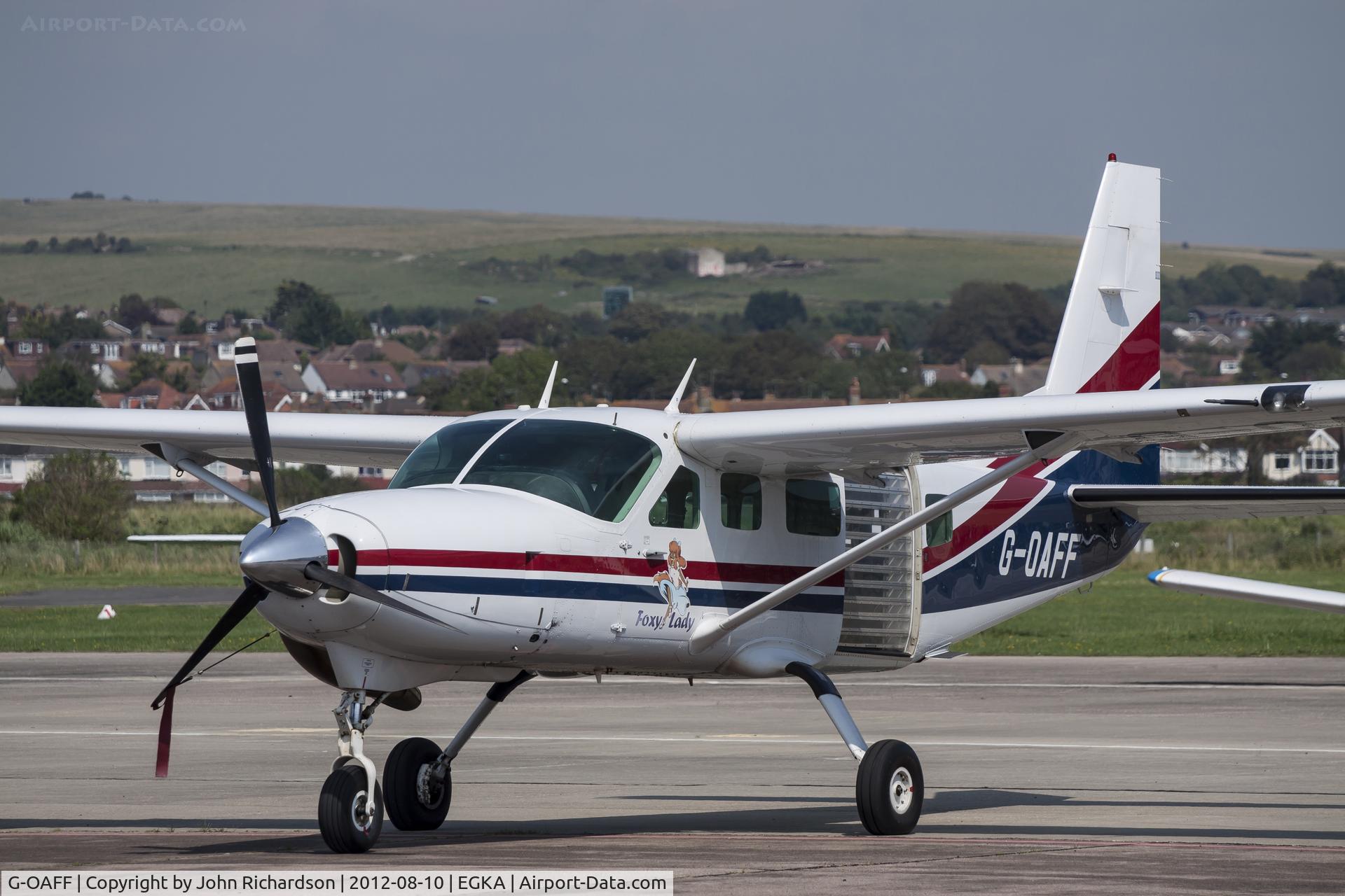 G-OAFF, 2007 Cessna 208 Caravan I C/N 20800415, At Shoreham for Eastbourne Air Display