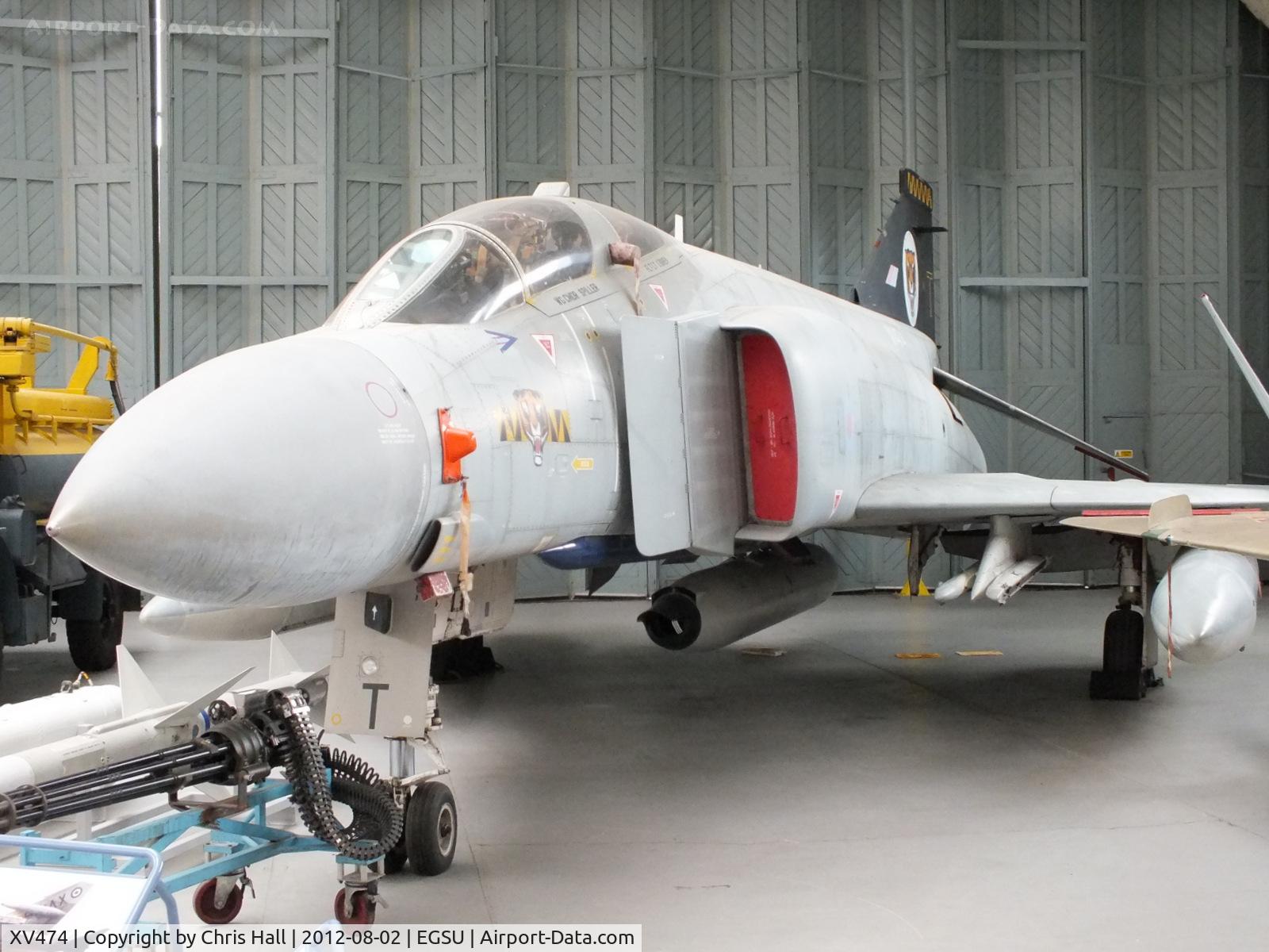 XV474, 1969 McDonnell Douglas Phantom FGR2 C/N 3309, XV474 served with 2, 17, 19, 23, 31 and 56 Squadrons, and was the first RAF F-4 to appear in the air defence grey scheme