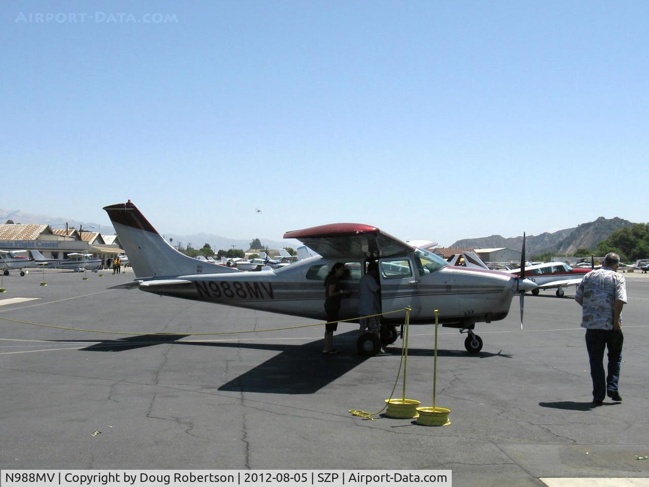 N988MV, 1967 Cessna T210G Turbo Centurion C/N T210-0284, 1967 Cessna T210G TURBO CENTURION, Continental TSIO-520-C 285 Hp