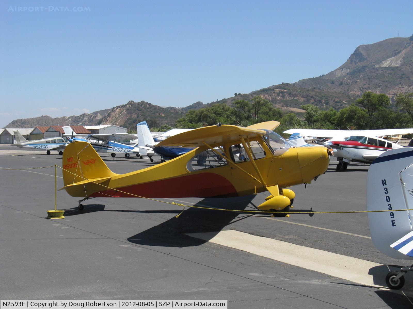 N2593E, 1946 Aeronca 7AC Champion C/N 7AC-6175, 1946 Aeronca 7AC CHAMPION, Continental A&C65 65 Hp