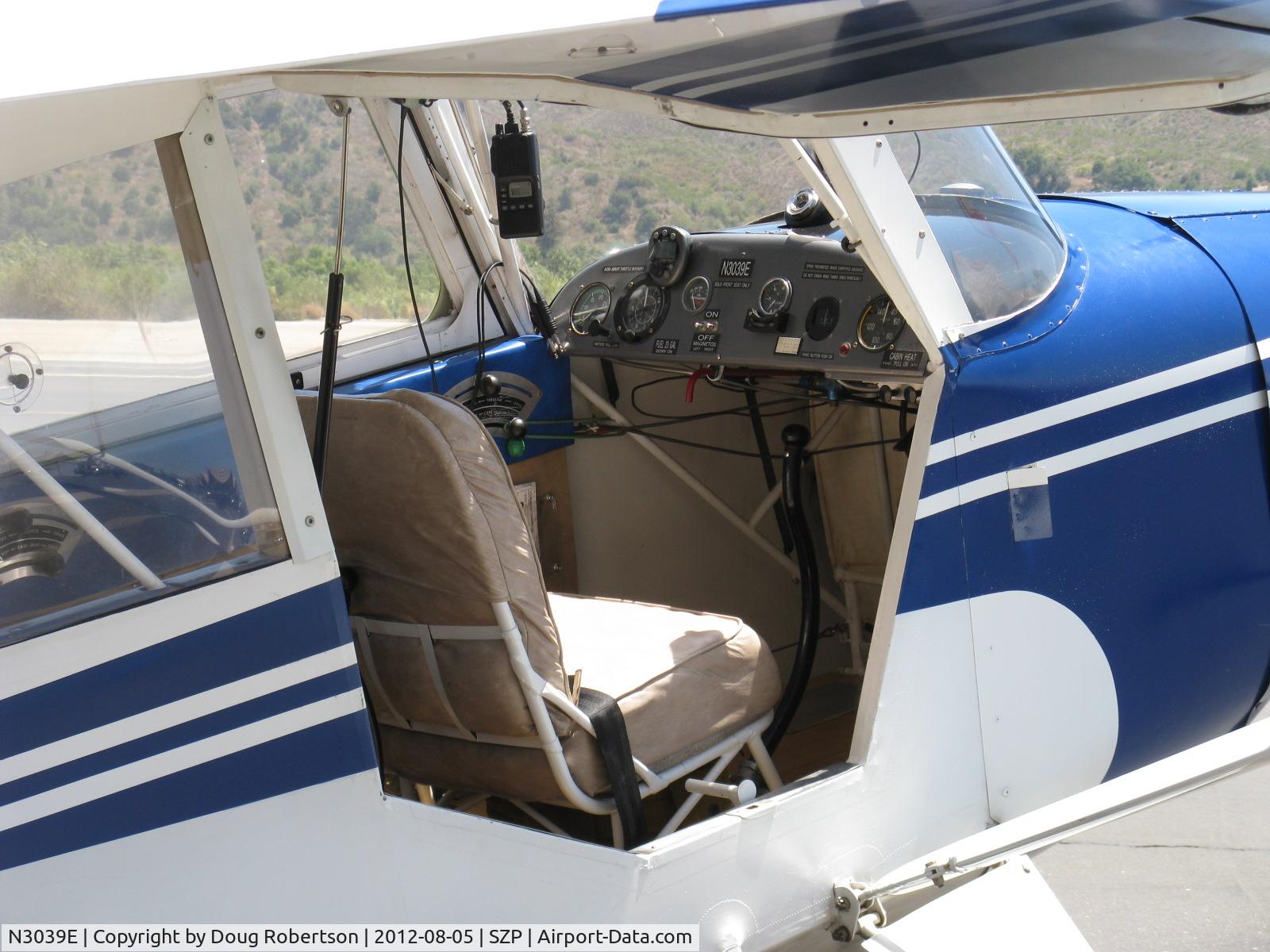 N3039E, 1946 Aeronca 7AC Champion C/N 7AC-6625, 1946 Aeronca 7AC CHAMPION, Continental O-200 100 Hp upgrade per STC, panel