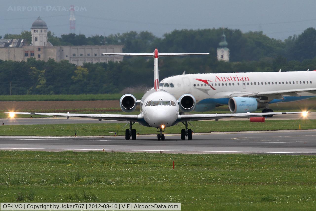 OE-LVO, 1993 Fokker 100 (F-28-0100) C/N 11460, Austrian arrows