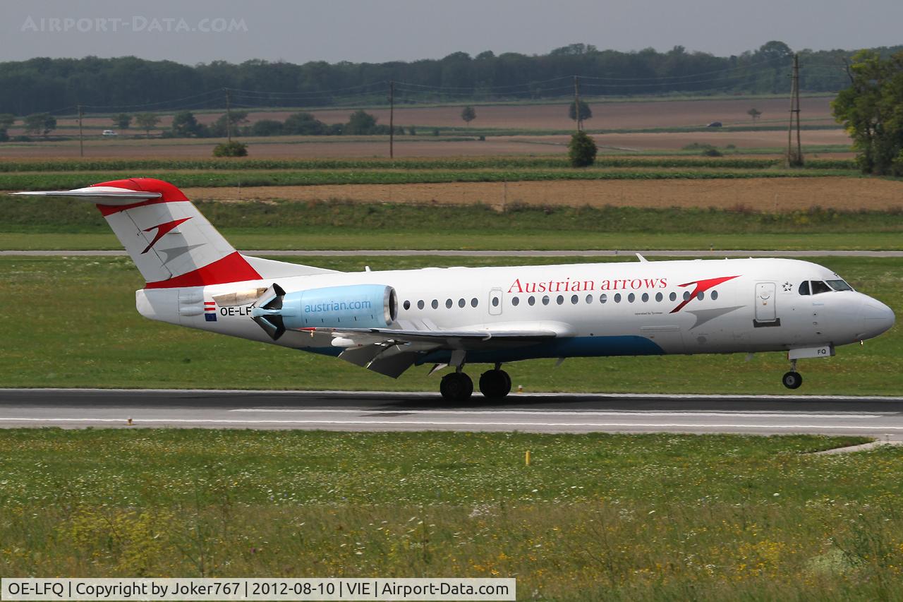 OE-LFQ, 1996 Fokker 70 (F-28-0070) C/N 11568, Austrian arrows