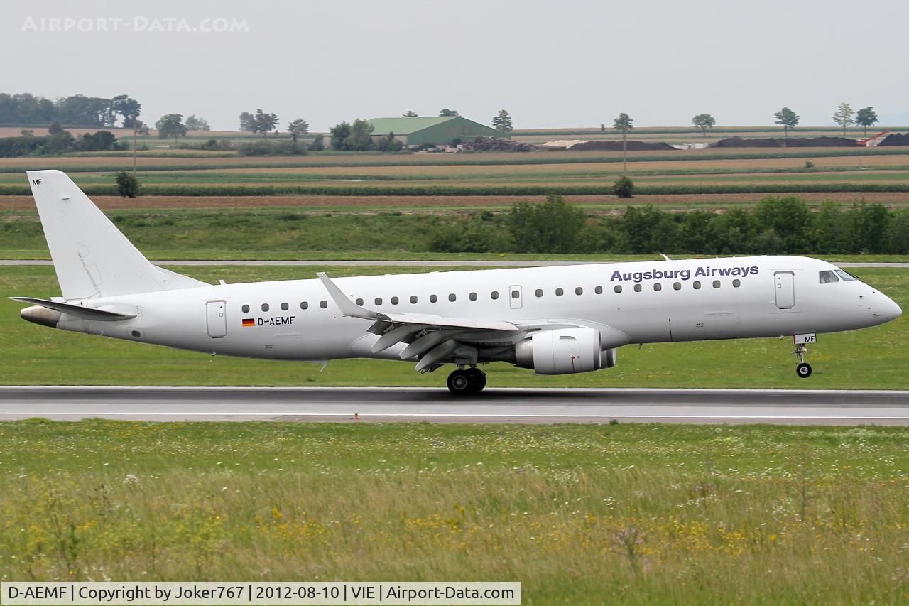 D-AEMF, 2009 Embraer 190AR (ERJ-190-100IGW) C/N 19000310, Augsburg Airways