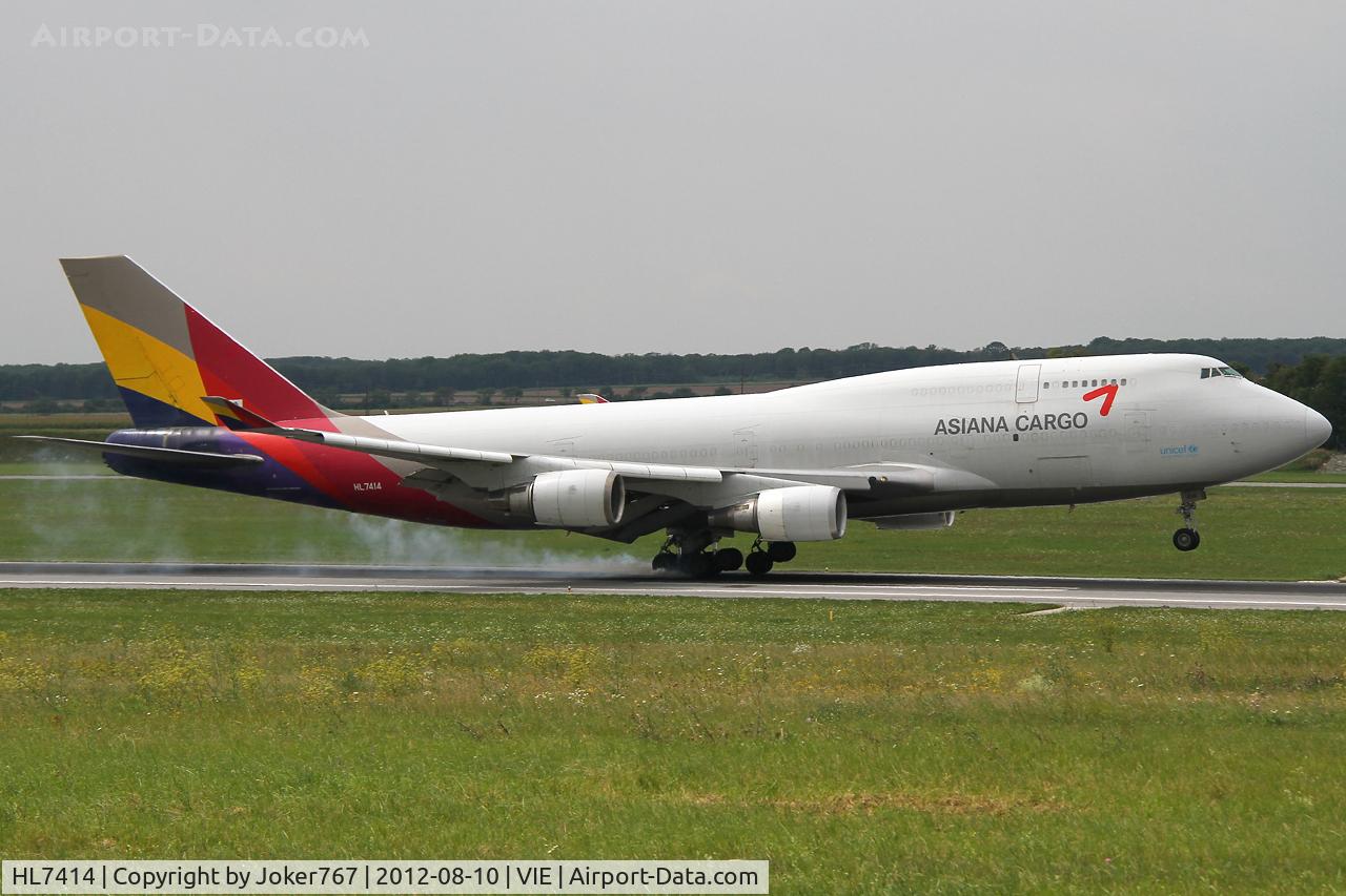 HL7414, 1991 Boeing 747-48EM(BDSF) C/N 25452, Asiana Cargo