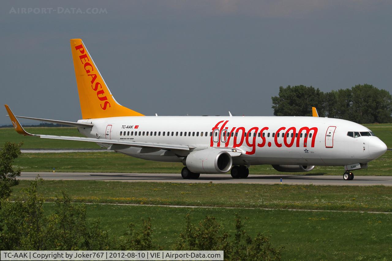 TC-AAK, 2007 Boeing 737-8FH C/N 35094/2195, Pegasus Airlines