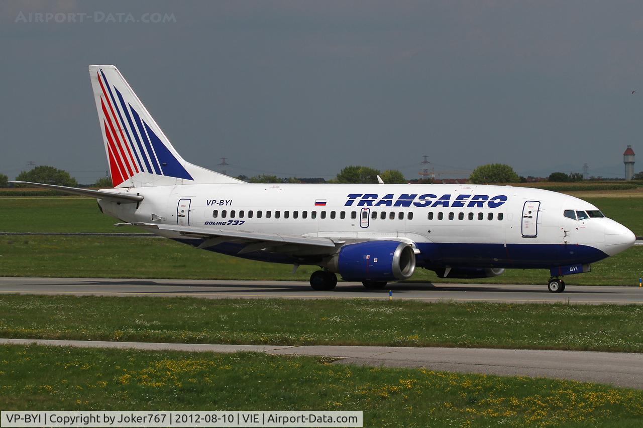 VP-BYI, 1998 Boeing 737-524 C/N 28921, Transaero